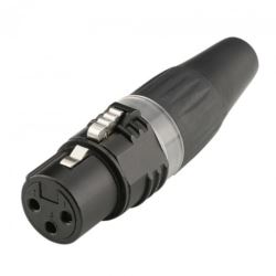 Hicon HI-X3CFBLK - wtyk XLR